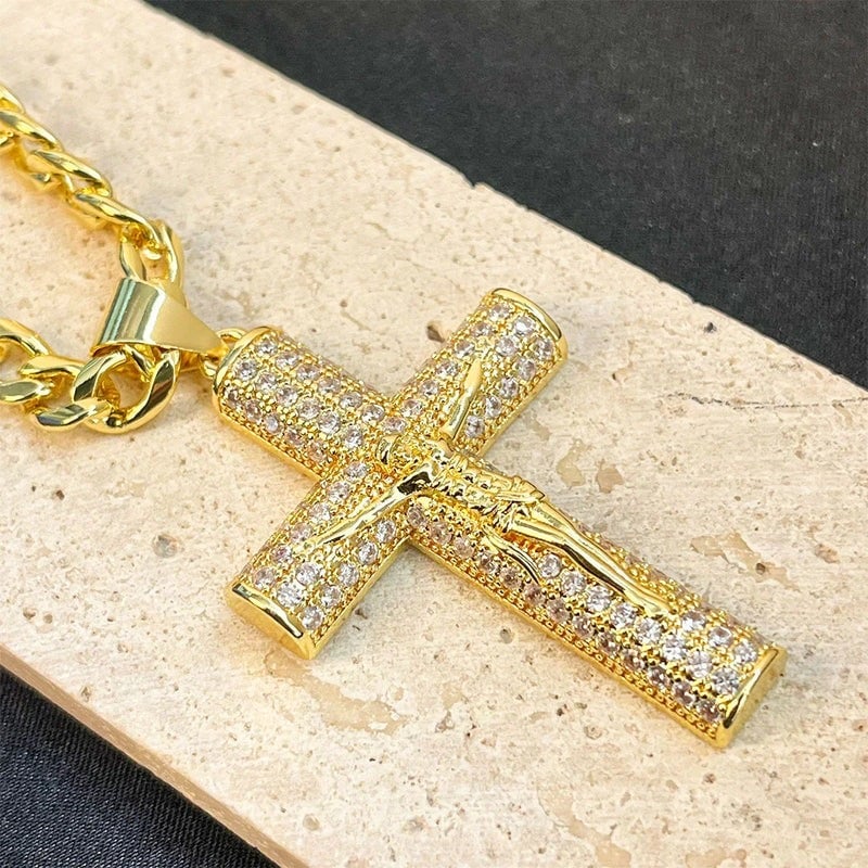 🎁✝️Jesus Crucifix Pendant Necklace