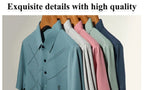 Men's Ice Silk Stretch Shirt – Waterproof, Quick-Dry & Eco-Friendly – Cool Breathable Tech Fabric Shirt 🌿