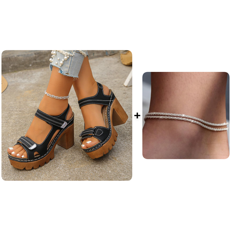 Women's Summer Platform One-Strap Sandals – Comfortable, Lightweight & Perfect for Beach or Daily Wear☀️