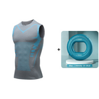 Ionic Shaping Vest – Cooling compression, smooths belly & love handles. Invisible under shirts. Feel confident again! 💪✨