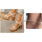 Women's Summer Platform One-Strap Sandals – Comfortable, Lightweight & Perfect for Beach or Daily Wear☀️