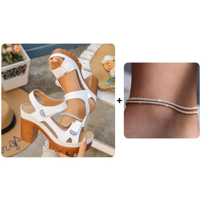 Women's Summer Platform One-Strap Sandals – Comfortable, Lightweight & Perfect for Beach or Daily Wear☀️