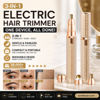 🔥 Portable Electric Eyebrow Trimmer – Interchangeable Heads 🪒