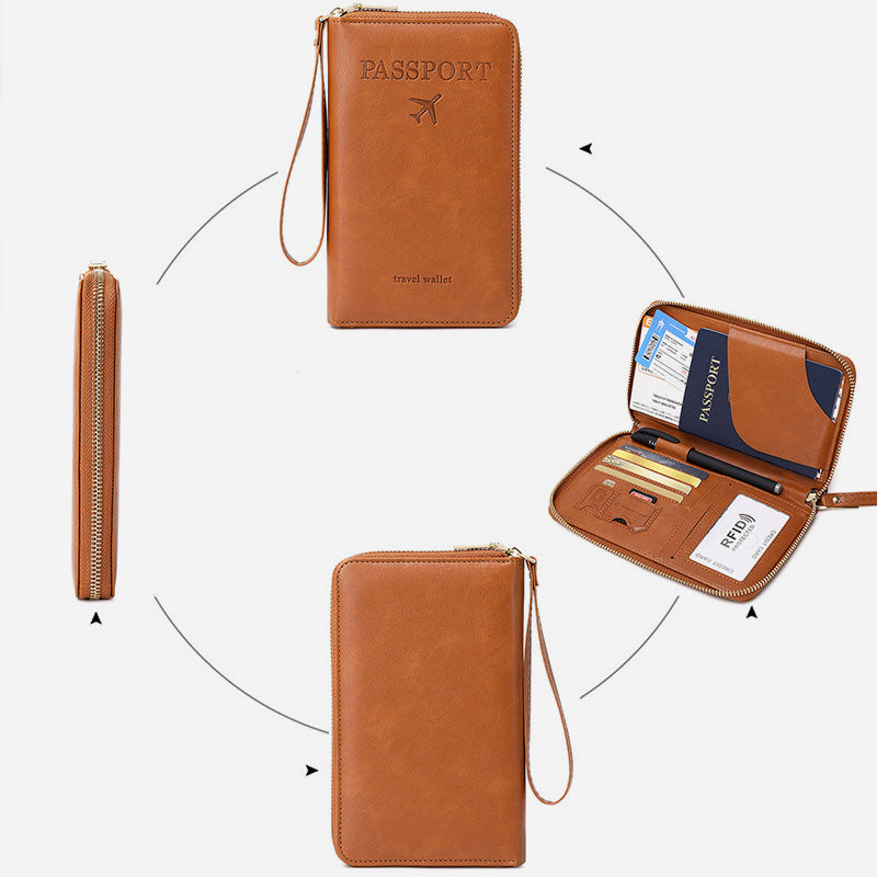 Multifunctional RFID Passport Wallet