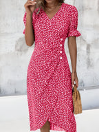 🌷Women's Floral V-neck Printed Dress