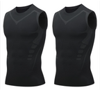Ionic Shaping Vest – Cooling compression, smooths belly & love handles. Invisible under shirts. Feel confident again! 💪✨