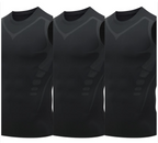 Ionic Shaping Vest – Cooling compression, smooths belly & love handles. Invisible under shirts. Feel confident again! 💪✨