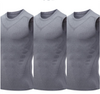 Ionic Shaping Vest – Cooling compression, smooths belly & love handles. Invisible under shirts. Feel confident again! 💪✨