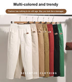 🔥Good Gift-Women's Elastic Waist Cotton Trousers