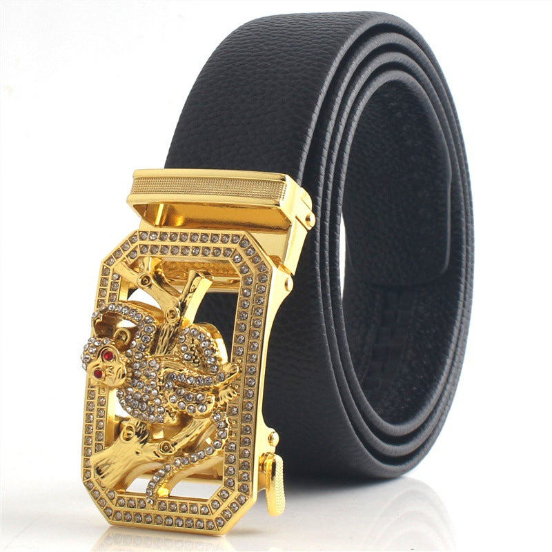 Men's Twelve Zodiac Durable Belt with Rhinestone（Great Sale⛄BUY 2 Get 10% OFF + Free shiping）