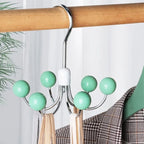 360° Rotatable Multifunctional Storage Hanger with 6 Hooks