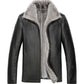 [Perfect gift] Men’s Winter Chic Fleece Leather Jacket