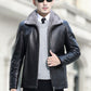 [Perfect gift] Men’s Winter Chic Fleece Leather Jacket