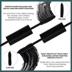 2-In-1 Waterproof Long Lasting Black Mascara