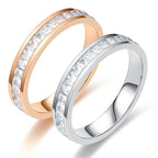 🎅Early Xmas Sales - 50% OFF🎄Light Luxury Niche Titanium Steel Zircon Ring