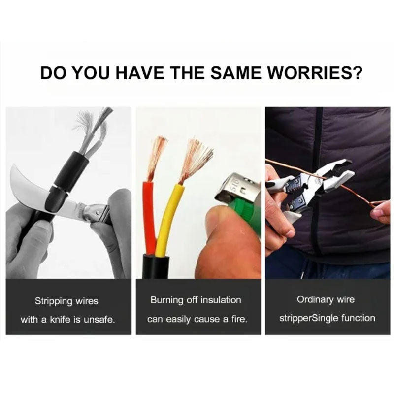🔥Multipurpose Duckbill-Designed Wire Stripping Pliers