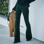 🎉Women's High Waisted Slim Fit Flared Pants