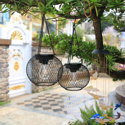 💡🌟Retro Metal Solar Lanterns
