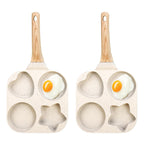 Multifunctional 4-hole Omelette Pan
