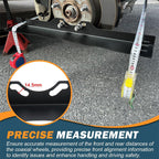🔥Garage Essential: Anti-Slip Wheel Alignment Plate - Premium Stainless Steel