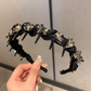 Rhinestone Headband with Teeth for Women