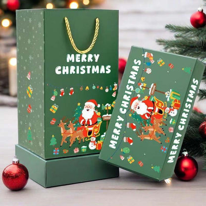🎅🎄 Unique Folding Bouncing Christmas Gift Box