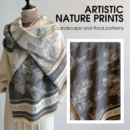 Artistic Patterned Warm Scarf