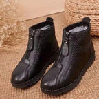 👢 Women's Winter Ankle Boots - Thermal Insulated & Water-Resistant with Side Zipper for Easy On/Off ❄️🛍️