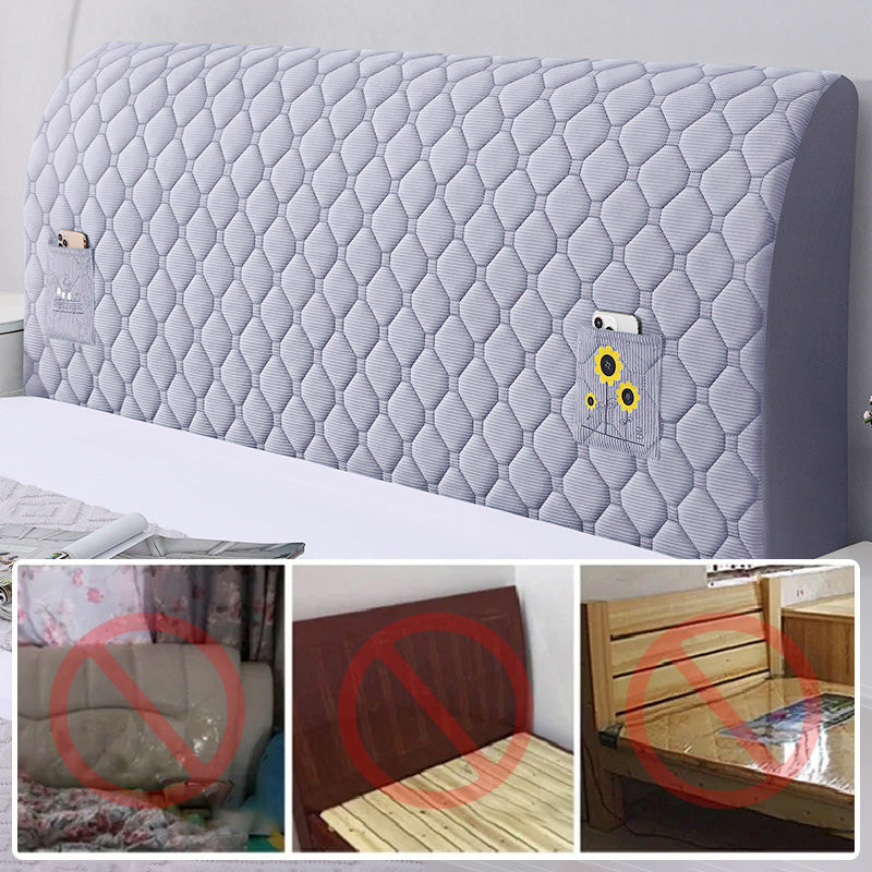💥Bed Headboard Stretchy Padded Cover