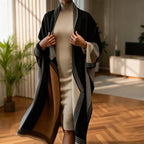 Oversized Color-Block Scarf Shawl