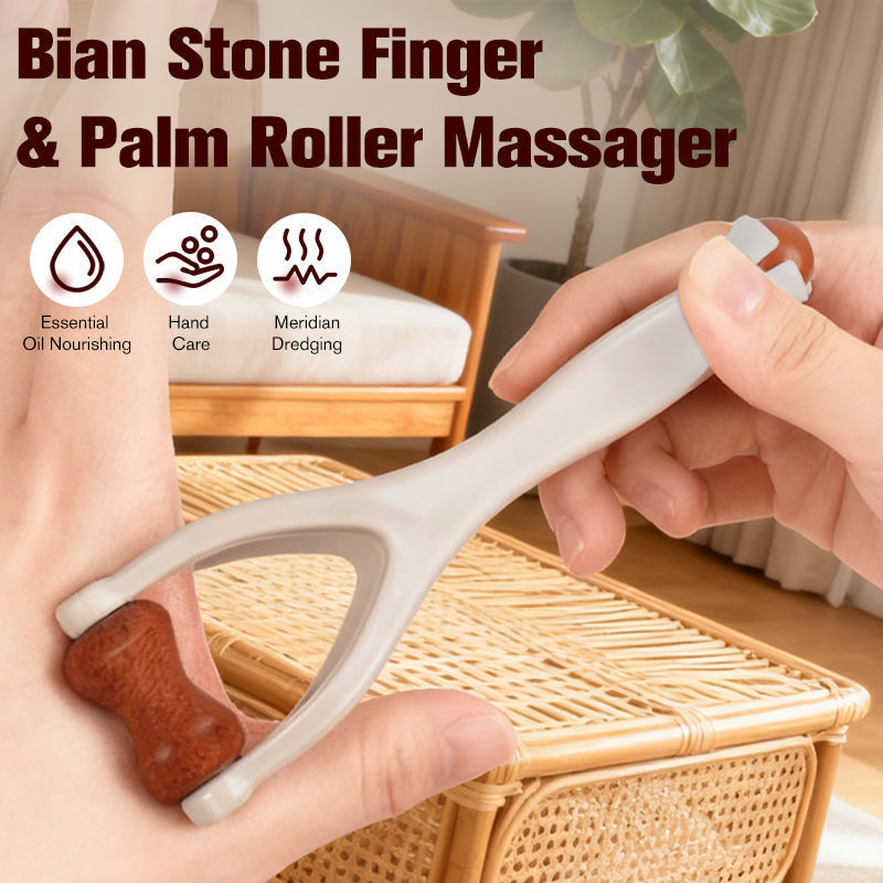 Bian Stone Finger & Palm Roller Massager