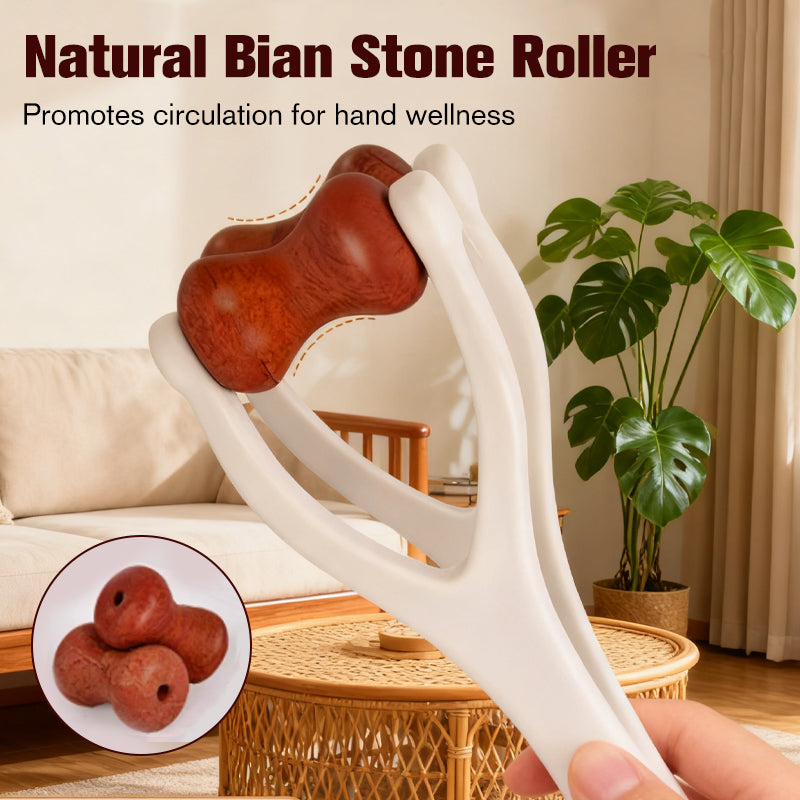 Bian Stone Finger & Palm Roller Massager