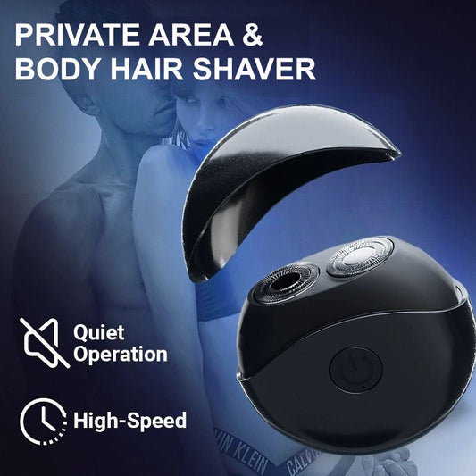 ✨ Portable Multifunctional Electric Shaver – Dual ring blades, IPX4 waterproof and compact UFO design 🪒⚡