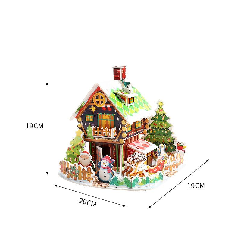 🎅Christmas gifts🎁3D DIY Christmas Puzzle Kit