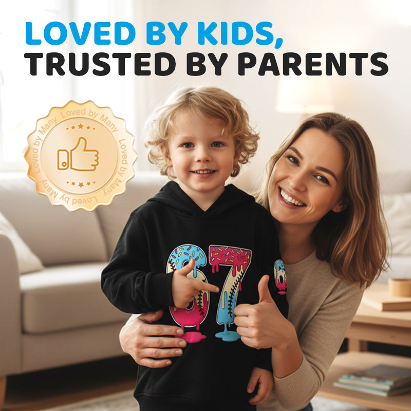 ✨🔥Kids' Funny 67 Meme Hooded Sweatshirt