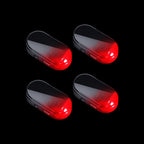 🚗 Solar Car Anti-Theft Light – solar + USB charged, auto-flashes at night. Realistic LED mimics active alarm – deters thieves without wiring. Heat-resistant, stick & go! 🛡️💡