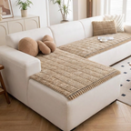Quilted Corduroy Non-Slip Sofa Cushion