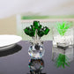 Everlasting Crystal Rose Flower Figurine in Vase