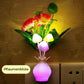 LED Nightlights In The Form Of Simulated Flowers With Intelligent Control For The Bedroom