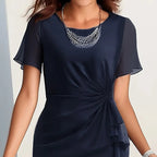 👗Elegant Fashion Solid Color Dress – Flattering Fit, Versatile Style & Comfortable Fabric 💃