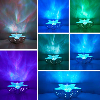 🌊🌟Starfish Ocean Wave Projector Lamp🎁