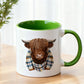 Highland Cow Ceramic Coffee Mug