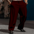 🥳Men's Casual Wide-Leg Pants – Breezy pleated front, easy pull-on style👖