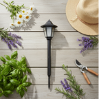 Vintage Solar-Powered Hexagonal Garden Lights