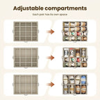 👟 Transparent, Foldable PVC Shoe Box, Waterproof Shoe Organiser For The Office