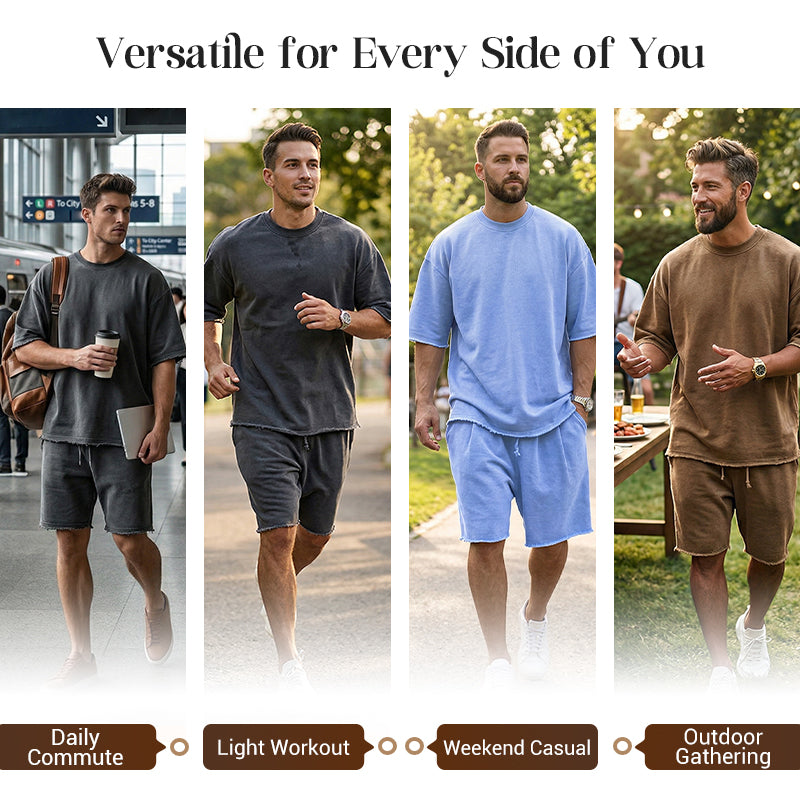 Moisture-Wicking Comfort, Loose Fit & Perfect for Gym to Street 🏃‍♂️👕