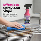 🔥Fast-Acting Heavy-Duty Grill Degreaser Spray🍢💦