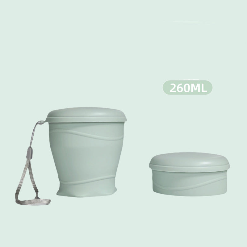 Collapsible Silicone Travel Cup with Lid