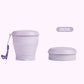 Collapsible Silicone Travel Cup with Lid
