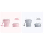 Collapsible Silicone Travel Cup with Lid